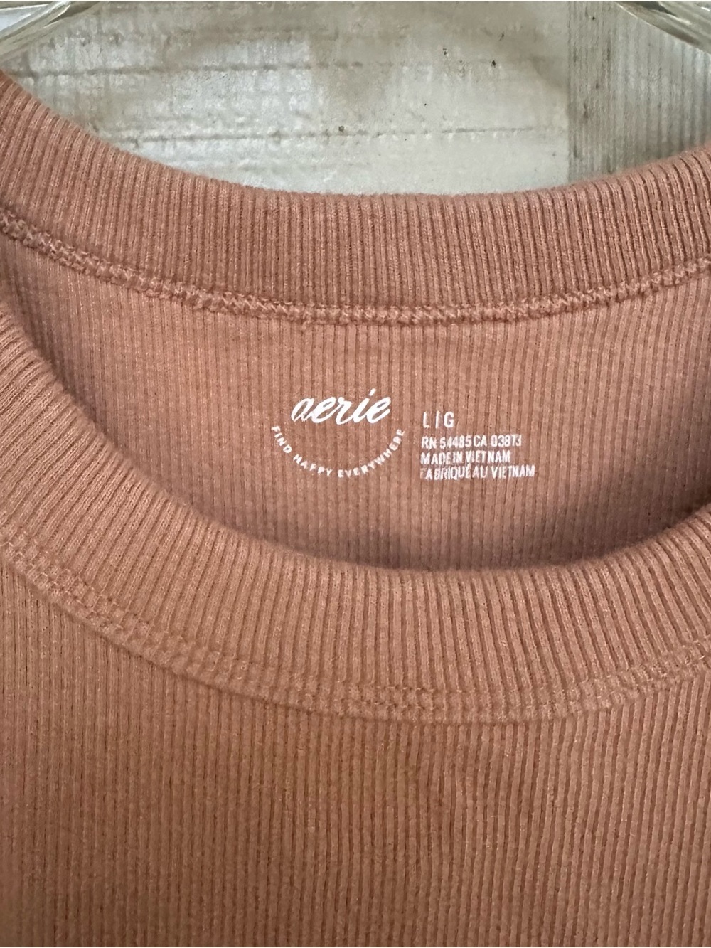 Aerie Ribbed Tank Size Large - Picture 2 of 3